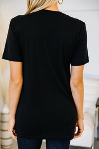 Mom Boss Black Graphic Tee