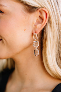 Shining Star Gold Earrings