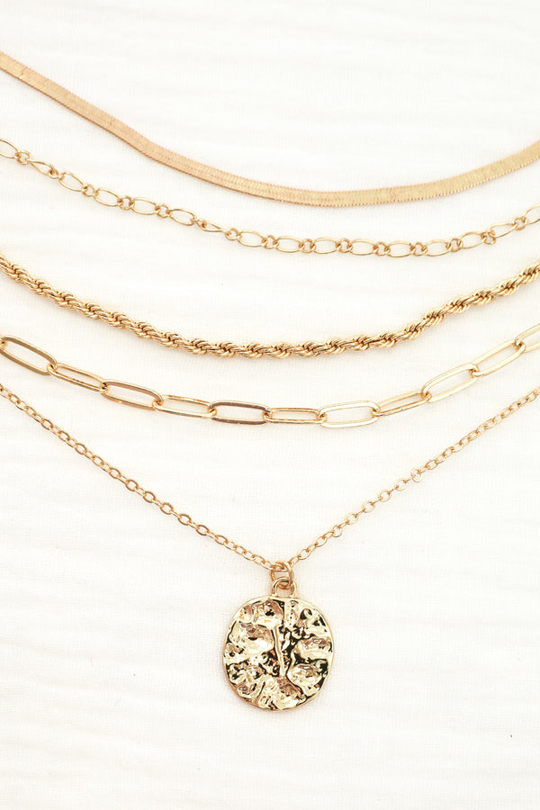 Get To Know You Gold Layered Necklace