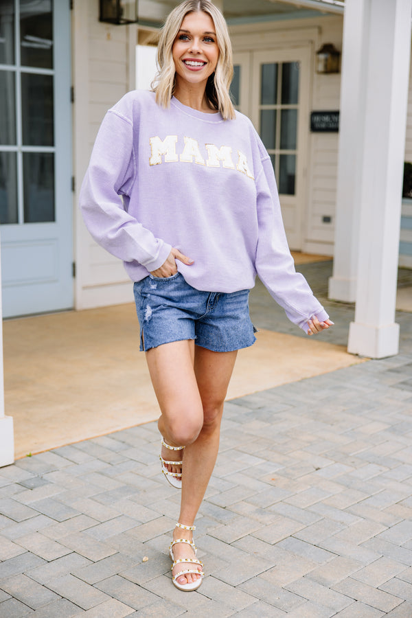 mama purple sweatshirt