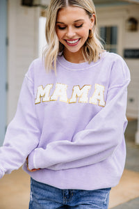 mama purple sweatshirt