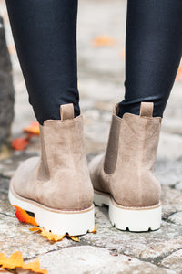 Make It Your Own Latte Brown Booties