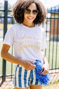 Dream Team White/Gold Graphic Tee