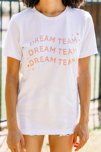 Dream Team White/Orange Graphic Tee