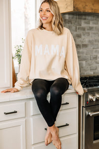 Mama Natural Corded Graphic Sweatshirt