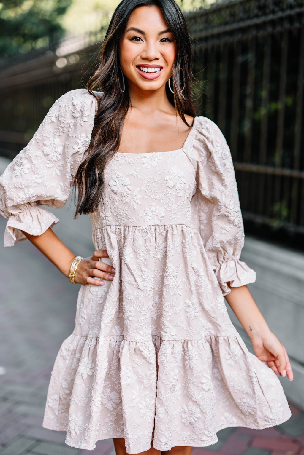 mocha dress Think It Through Mocha Brown Babydoll Dress, Small - The Mint Julep Boutique