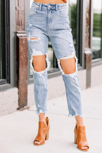 distressed jeans