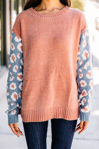leopard chenille sweater