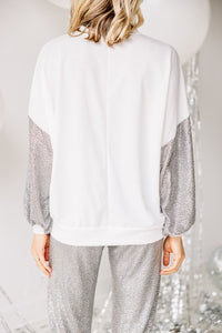 See Me Now Pewter Gray Sequin Top – Shop the Mint