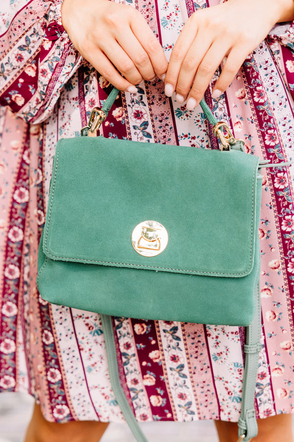 green little purse