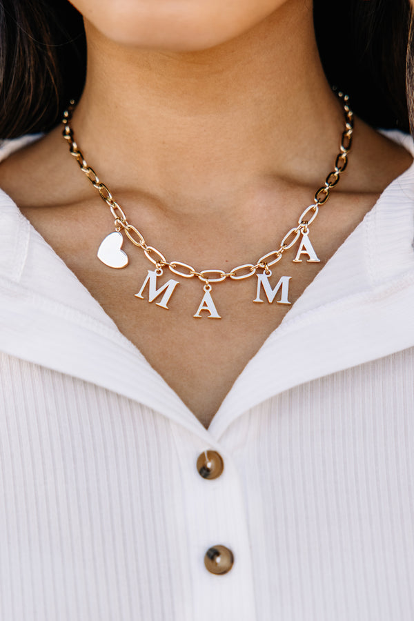 Treasure Jewels: Mama Gold Necklace