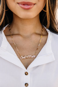 Treasure Jewels: Cool Mom Gold Necklace