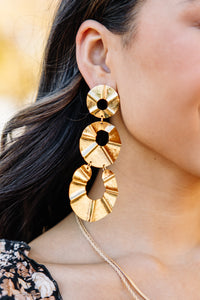 Treasure Jewels: It All Works Gold Earrings
