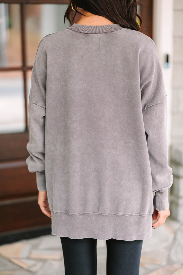 The Slouchy Gray Pullover