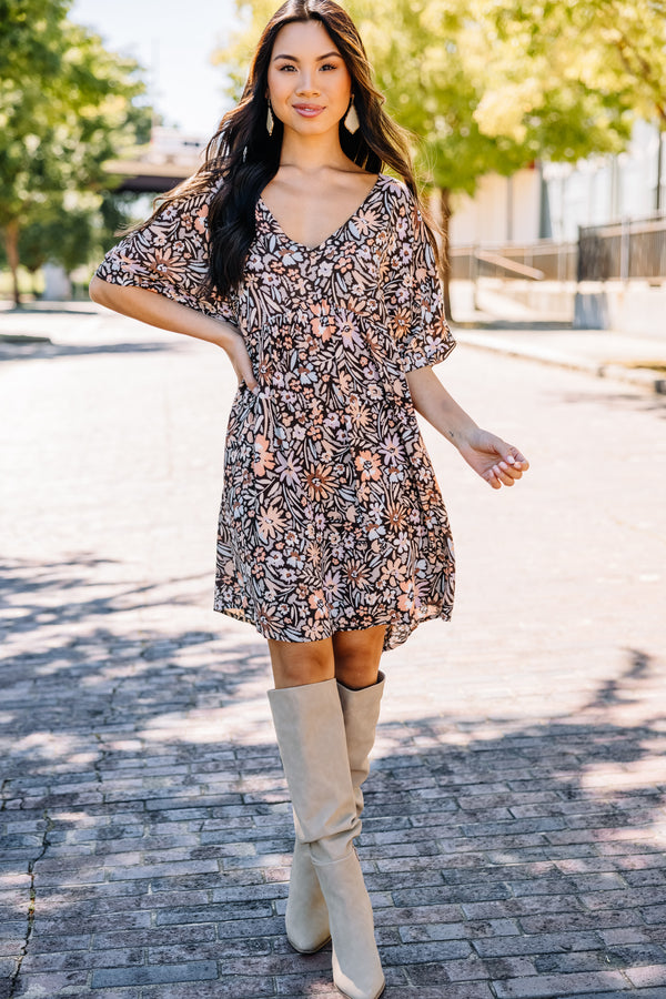 retro floral dress