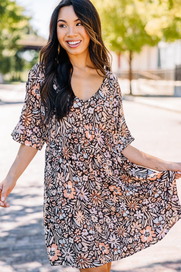 retro floral dress