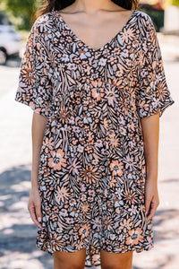 retro floral dress