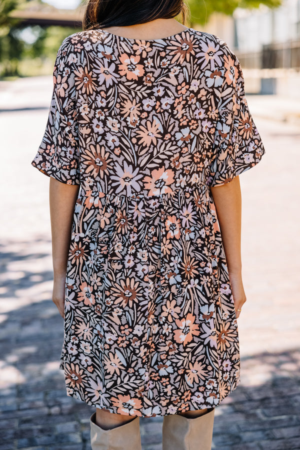 retro floral dress