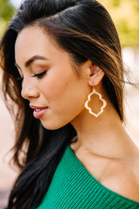 Taylor Shaye Designs: Gold Drop Earrings