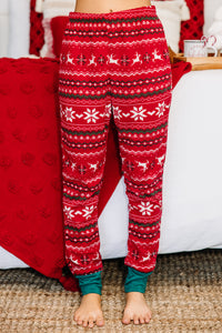 Holiday Happy Red Reindeer Lounge Set
