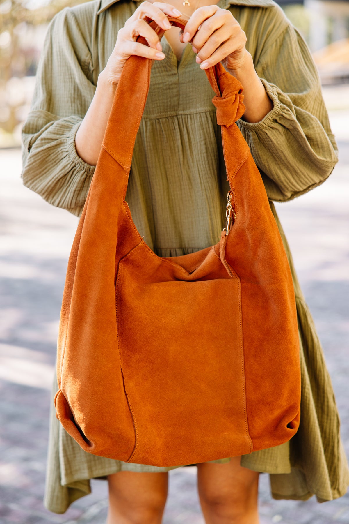 Show You The Way Tan Brown Suede Hobo Purse Shop The Mint 