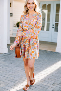 retro floral dress