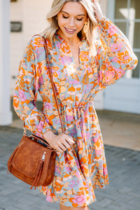 retro floral dress