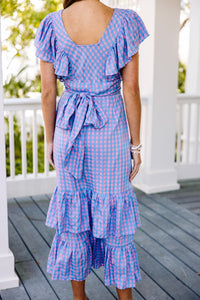 feminine gingham dress