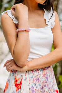 pink bangle bracelet