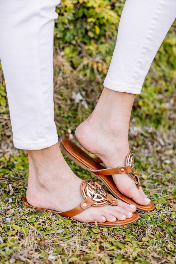 brown versatile sandals