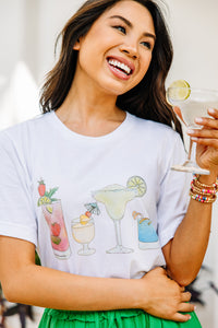 cocktail graphic tee