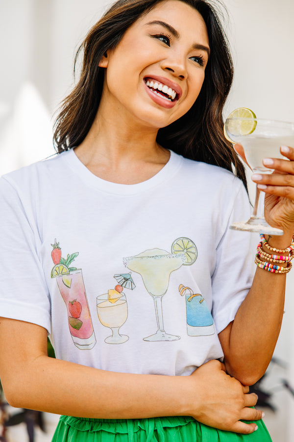 cocktail graphic tee