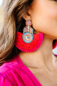 bright summer earrings