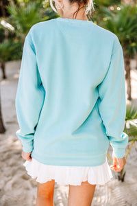 trendy summer graphic sweatshirt