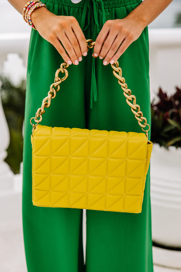 chartreuse purse 