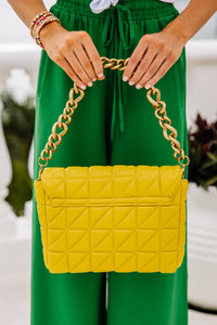 chartreuse purse 