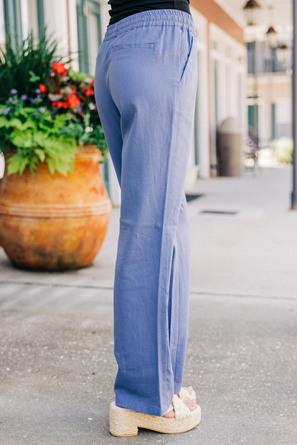 Cato Fashions | Cato Sky Blue Linen Pants