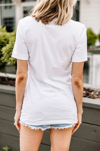 Good Times White Graphic Tee