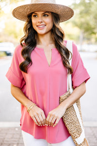 This Is Why Desert Rose Pink Top