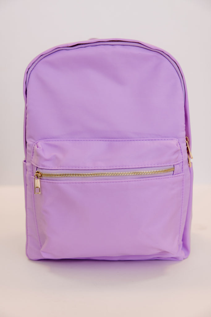 Easy Going Lilac Varsity Backpack – Shop the Mint