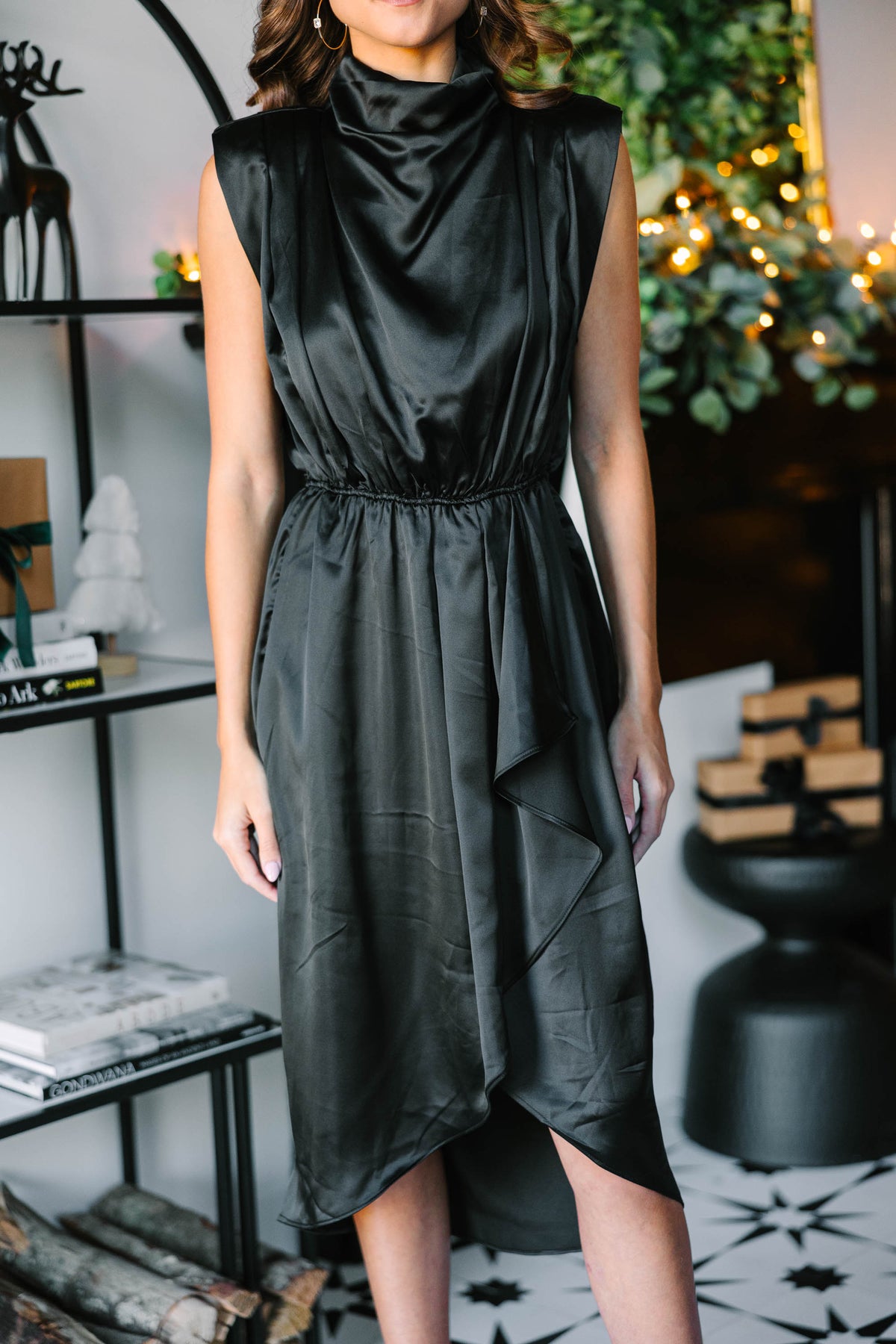 ALL EYES ON YOU WOVEN MINI DRESS main image 0