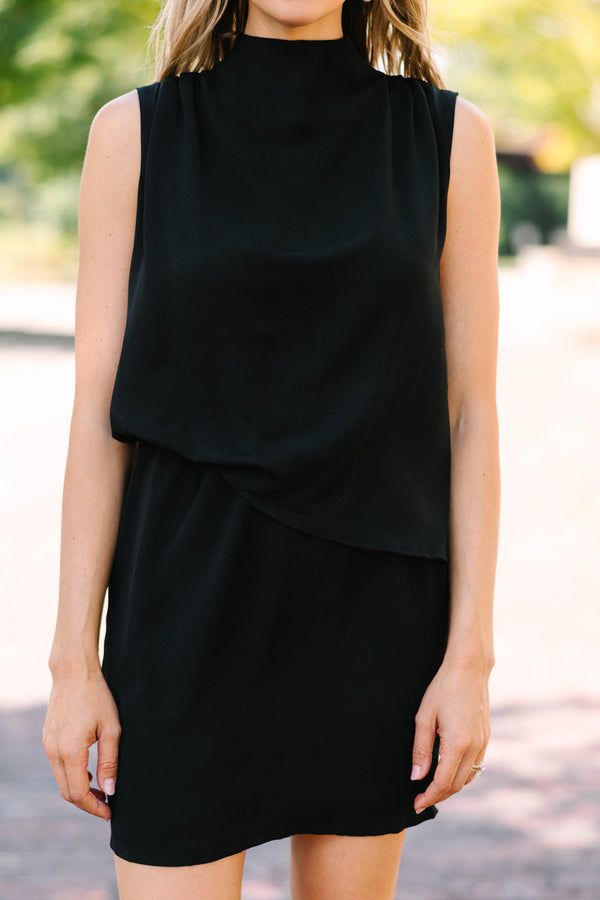 Offer The World Black Draped Dress, Small - The Mint Julep Boutique | Women's Boutique Clothing Offer The World Black Draped Dress, Small - The Mint Julep Boutique | Women's Boutique Clothing