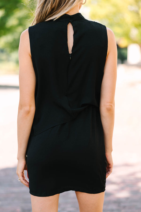 Offer The World Black Draped Dress, Small - The Mint Julep Boutique Offer The World Black Draped Dress, Small - The Mint Julep Boutique