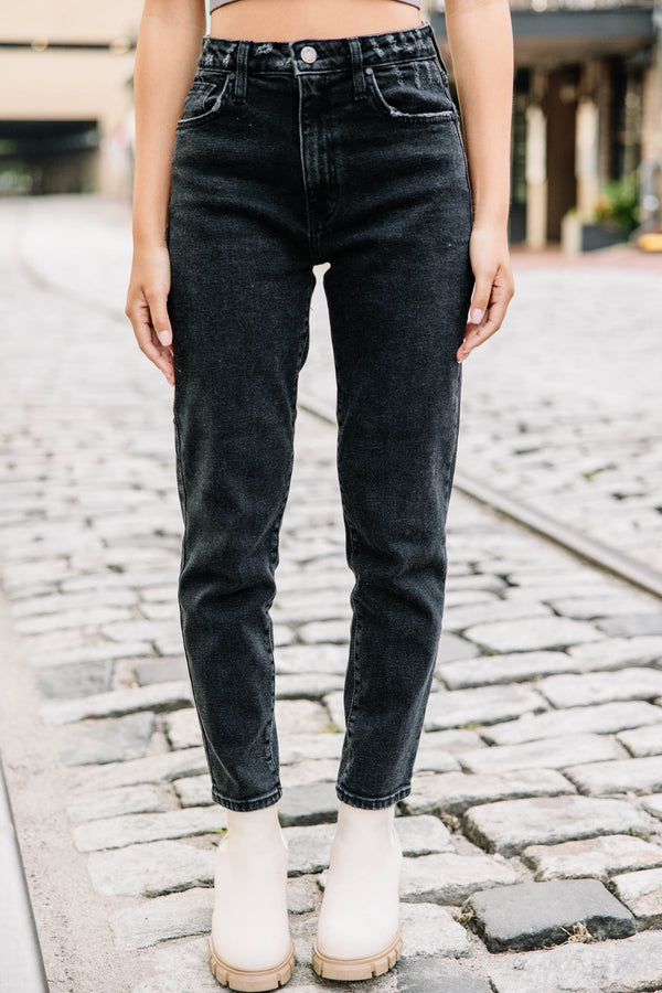 classic black jeans
