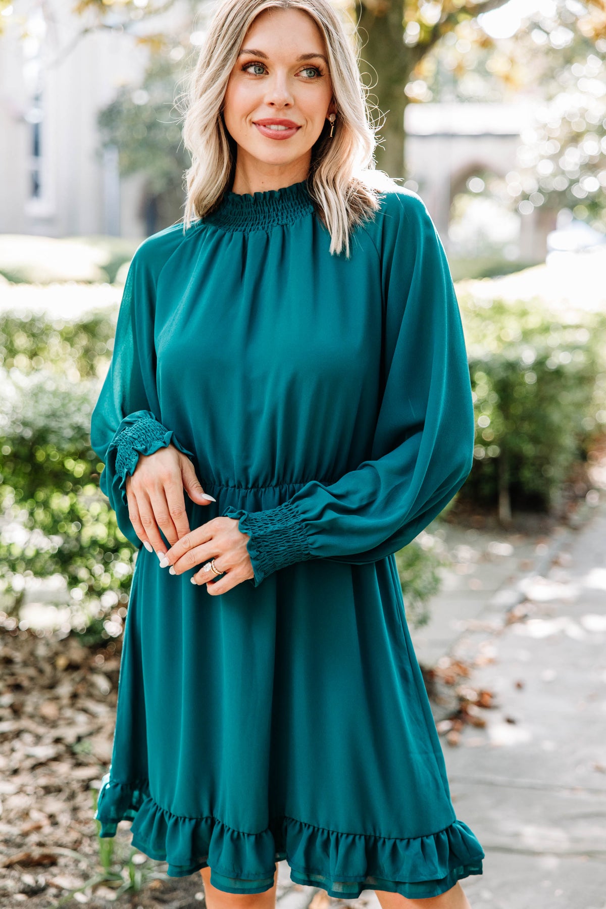 Always Evolving Teal Blue Dress Shop the Mint