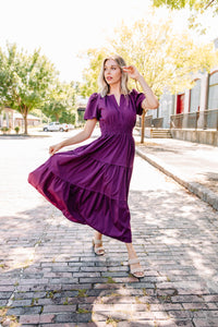 Leading Role Plum Purple Maxi Dress