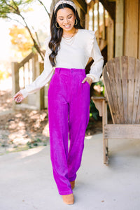 No Limits Magenta Purple Corduroy Pants – Shop the Mint