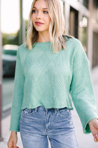 trendy crop sweater
