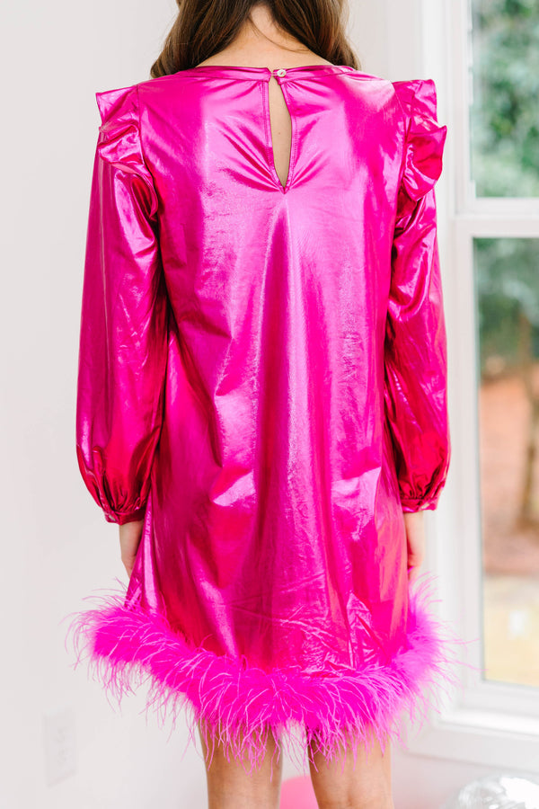 hot pink dress with feather trim Sochi Mini Strapless Feather Party Dress White / XSmall