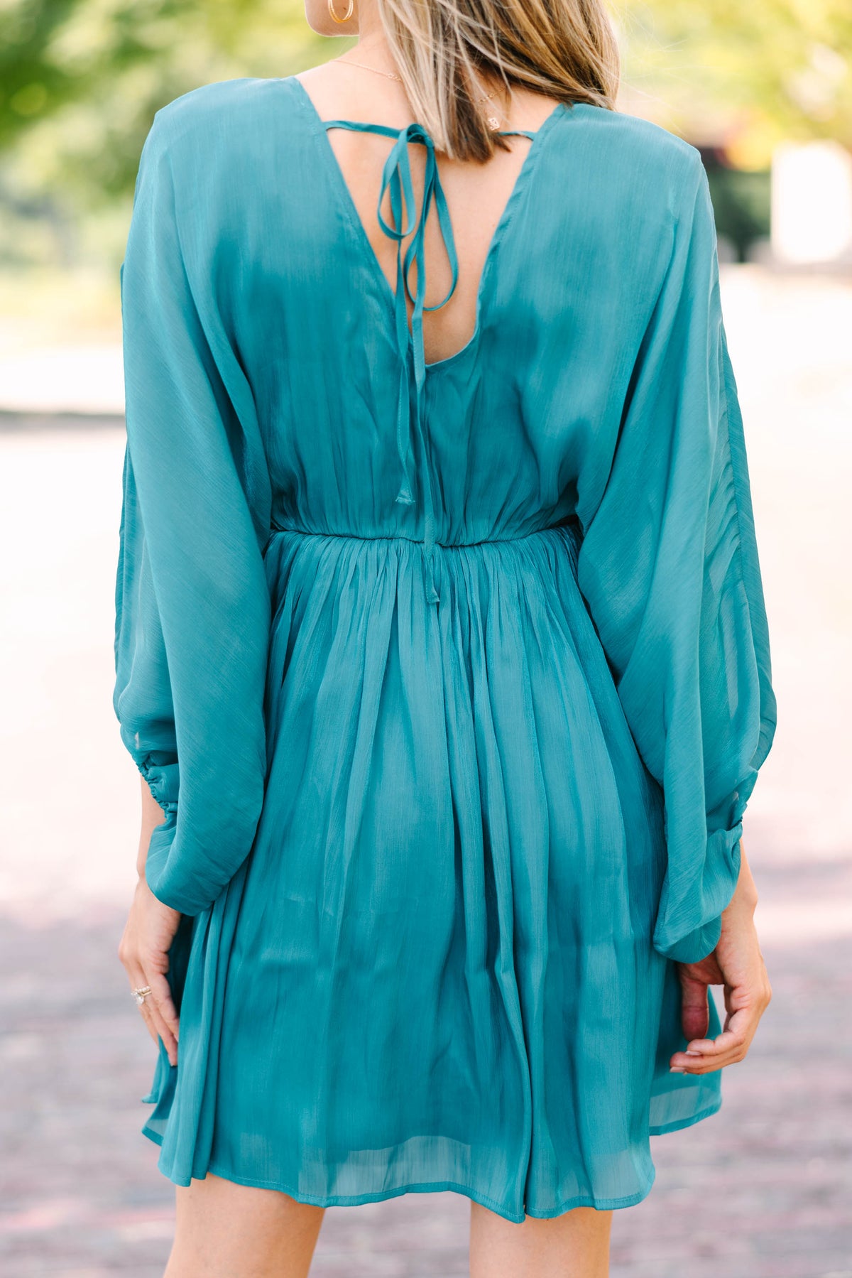 Make Your Day Emerald Green Babydoll Dress Shop the Mint